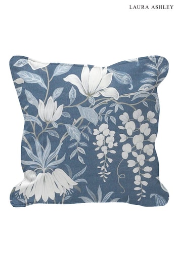 Laura Ashley Blue Parterre Outdoor Scatter Cushion (U92764) | £35