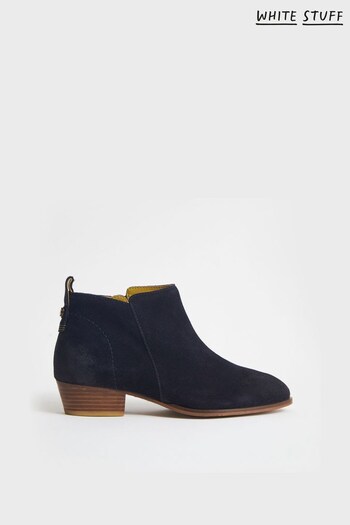 White Stuff Blue Willow Suede Ankle Boots (U92929) | £75