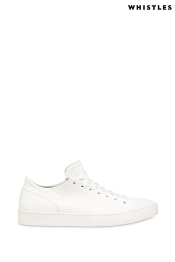 Whistles White Folly Unlined Soft Trainers (U93107) | £119