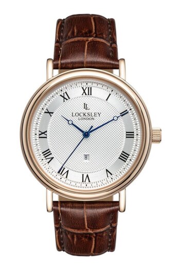 Locksley London Gents Brown Watch (U93794) | £70