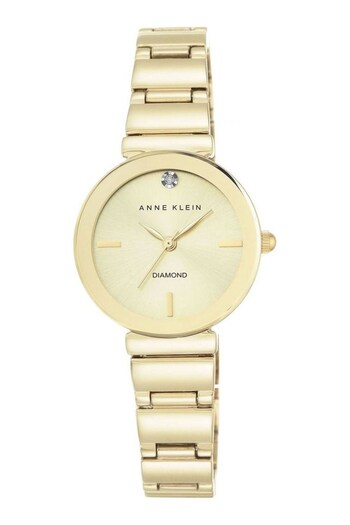 Anne Klein Ladies Gold Toned Watch (U93857) | £75