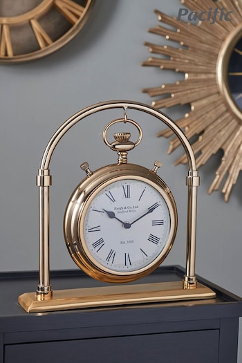 Pacific Shiny Nickel Carriage Clock (U94162) | £100