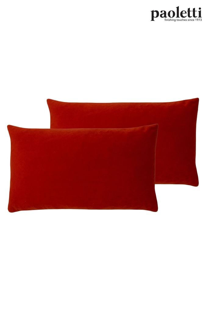 Red outlet rectangle cushion