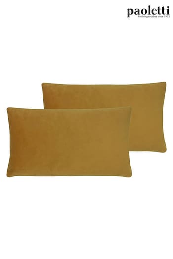 Riva Paoletti 2 Pack Yellow Sunningdale Filled Cushions (U94592) | £21