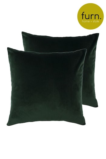 furn. 2 Pack Green Aurora Filled Cushions (U94621) | £21