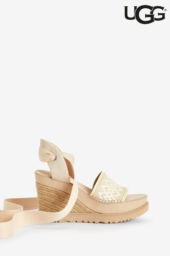 UGG Abbot Ankle Wrap Wedge Sandals (U94633) | £120
