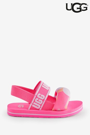 UGG Pink Kuma Slingback Sandals (U95061) | £30