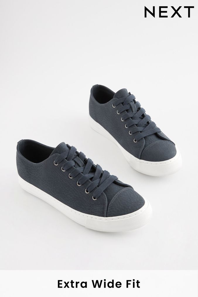 Extra wide discount canvas shoes womens