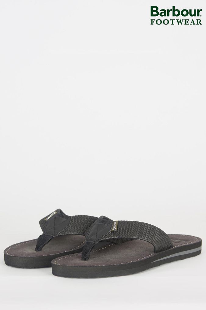 Mens barbour on sale flip flops