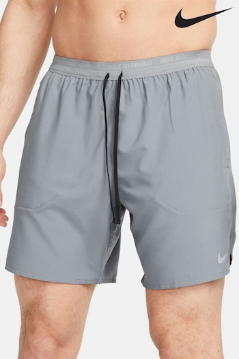 Nike cut Grey Dri-FIT Stride 7 Inch Running Shorts (U95896) | £45