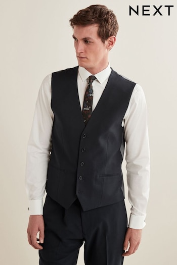 Black Essential Suit Waistcoat (U96002) | £30