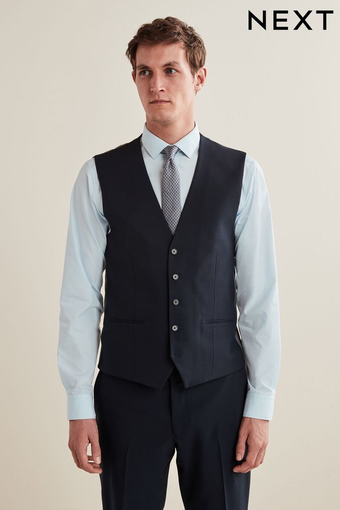 Waistcoat dark blue online