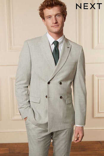 Light Grey Slim Motion Flex Stretch Suit Jacket (U96023) | £79