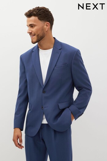Bright Blue Relaxed Motion Flex Stretch Suit Jacket (U96030) | £79