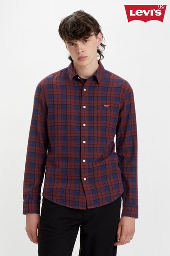 Levi's® Burgundy Red Battery Housemark Slim Fit Shirt (U96033) | £55