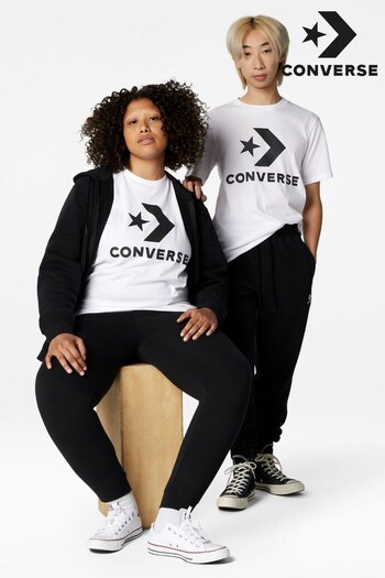 Converse White Star Chevron T-Shirt (U96320) | £18