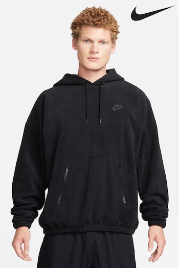 Nike Black Club Fleece+ Polar Fleece Pullover Hoodie (U96782) | £73