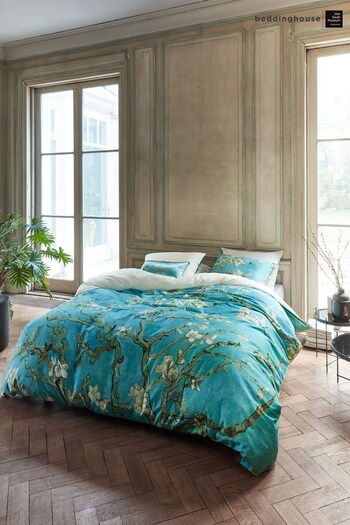 Van Gogh Blue Almond Blossom Duvet Cover and Pillowcase Set (U96984) | £45 - £72