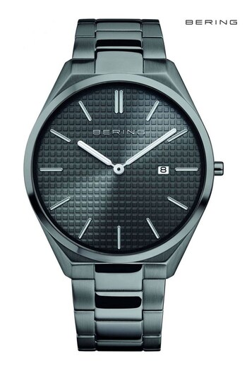Bering Grey Ultra Slim Watch (U97239) | £199