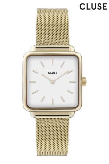 Cluse Ladies White La Tetragone Watch (U97309) | £89