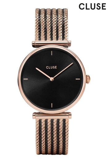 Cluse Ladies Black Triophe Watch (U97310) | £99