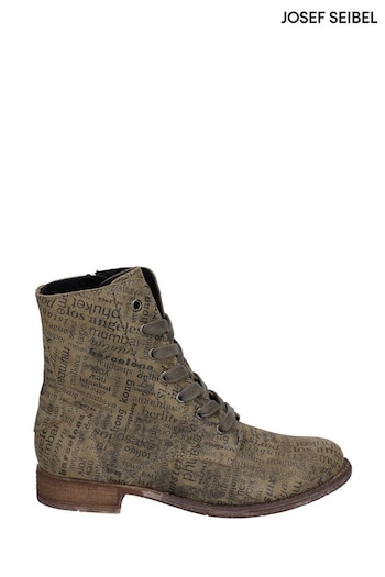 Josef Seibel Sienna 82 Green Boots (U97359) | £110