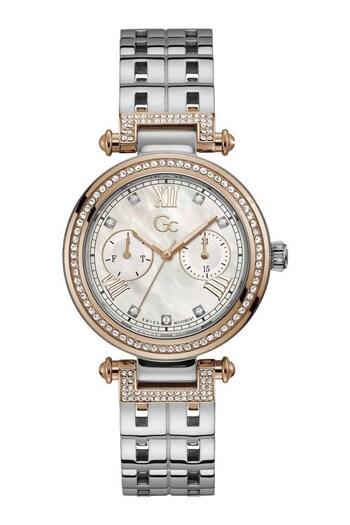 GC Ladies White Primechic Watch (U97371) | £450