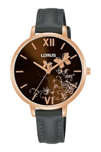 Lorus Ladies Brown Watch (U97707) | £60