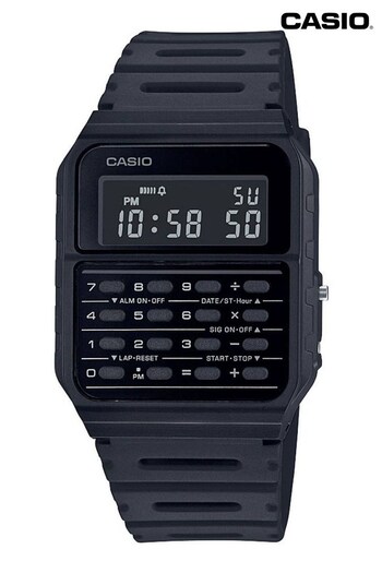 Casio 'Collection' Black Plastic/Resin Quartz Watch (U97724) | £40