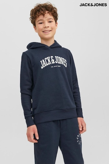 JACK & JONES Blue Logo Hoodie (U97888) | £28