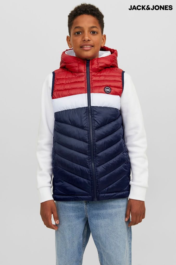 Boys vest cheap with hood