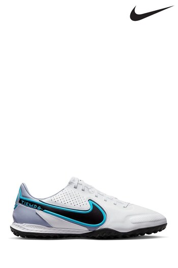 Nike White/Black Tiempo Legend 9 Pro Turf Football Boots (U98133) | £110