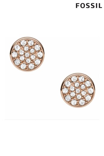 Fossil Ladies Pink Jewellery Earrings (U98337) | £29