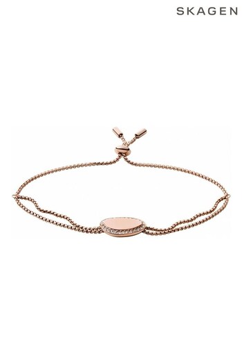 Skagen Jewellery Ladies Pink Elin Bracelet (U98375) | £49