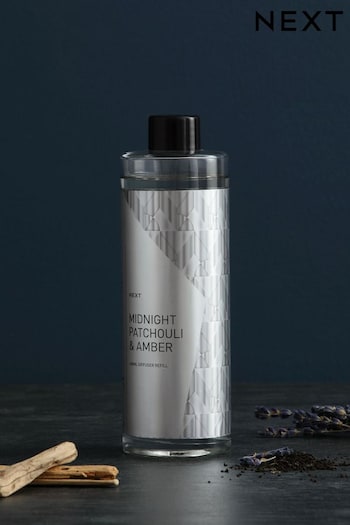 Midnight Patchouli & Amber 400ml Refill Diffuser Refill Set (U98873) | £24