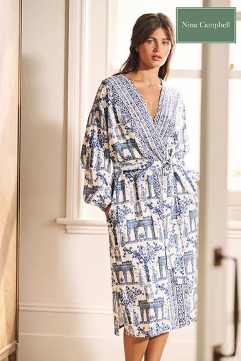 Nina Campbell Lightweight Dressing Gown (U98995) | £72
