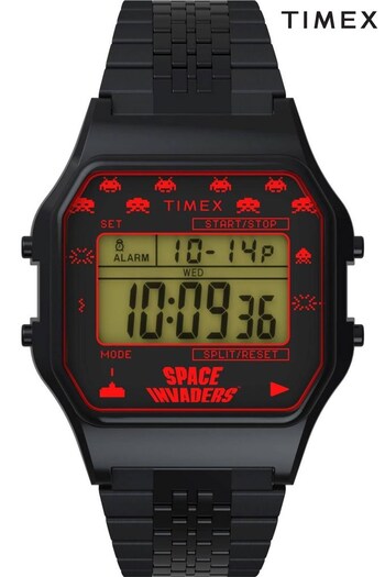 Timex Black 80 Space Invaders Watch (U99153) | £85