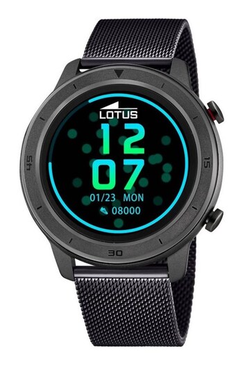 Lotus Gents Black Smart Touch Watch (U99179) | £125