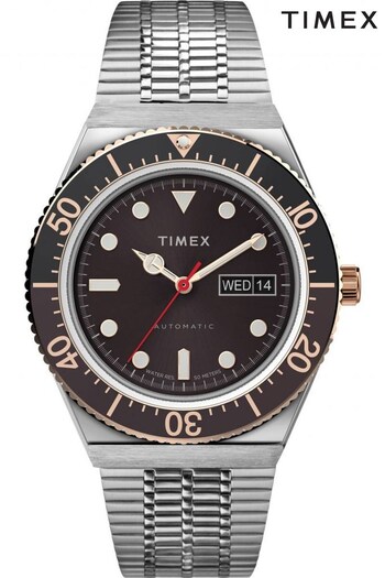 Timex Gents Silver Tone M79 Automatic Watch (U99197) | £260