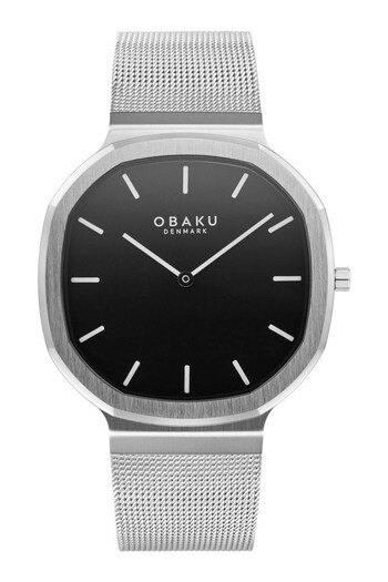 Obaku Gents Black Oktant Ultra Slim Watch (U99210) | £135
