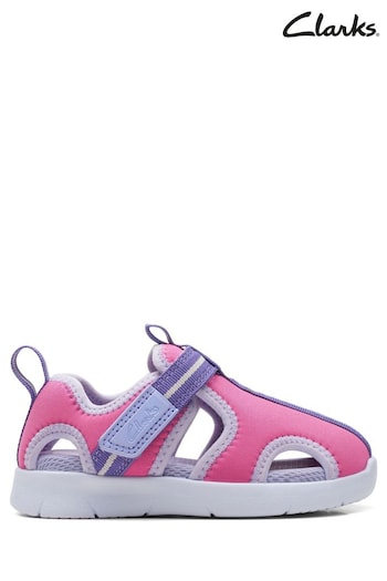 Clarks Pink Toddler Water Sandals (U99589) | £24