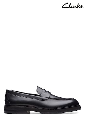 Clarks Black Leather Craft North Shoes (U99694) | £100