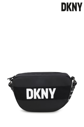 DKNY Black Logo Cross-Body Bag (U99850) | £55