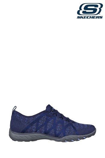 Skechers 13414-WNT Blue Breathe Easy Infi Knity Womens Shoes (U99968) | £69