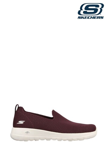 Skechers natural Red GO WALK Joy Sensational Day Womens Trainers (U99974) | £57