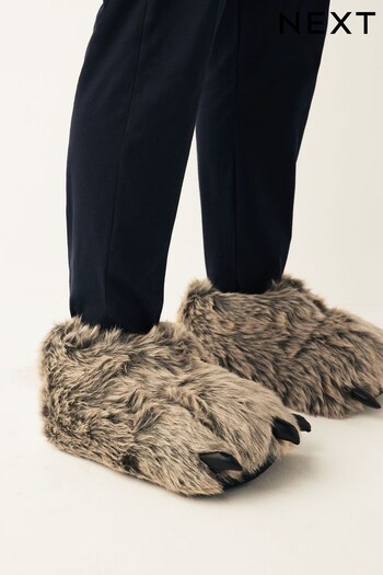 Grey Monster Feet Slippers (UF1840) | £24