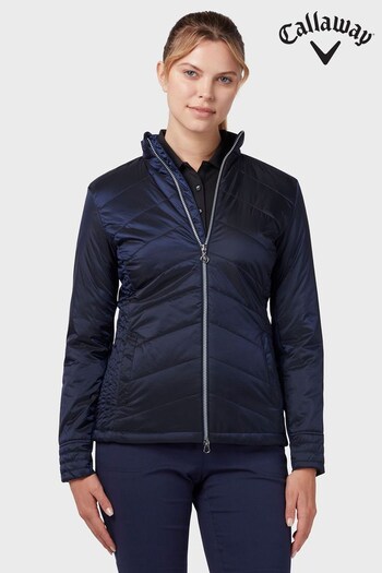 Callaway Apparel Ladies Blue Callaway Golf Quilted Jacket (UFD402) | £89