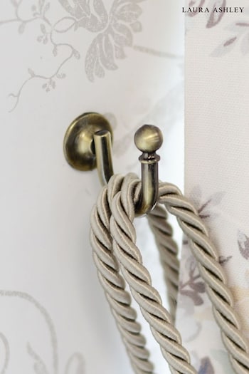 Laura Ashley Antique Brass Ball End Hooks (UX3135) | £10