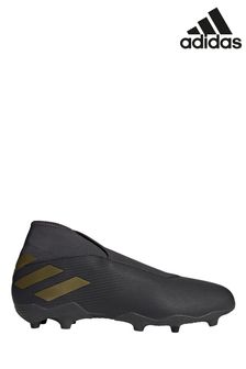 adidas Black Nemeziz P3 Laceless Firm Ground Football Boots
