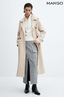 Mango Double-Button Trench Coat (100298) | €128